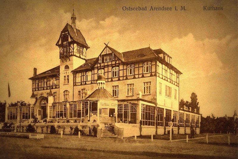Das historische Kurhaus und jetzige Haus Meeresblick in Kühlungsborn an der Ostsee