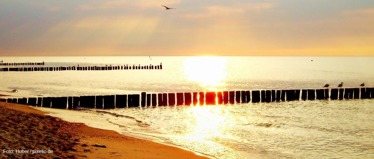 Abend am Strand von Kühlungsborn