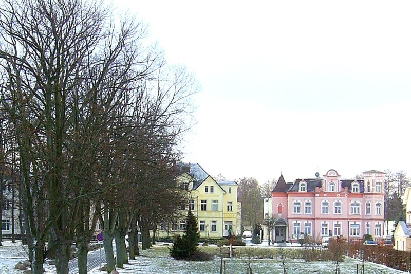 Südblick vom Balkon der exklusiven Ferienwohnung 1.07 im Haus Meeresblick in Kühlungsborn in grandioser Lage direkt an der Ostsee: MeeresBlick | Urlaubstraum an der Ostsee